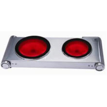 Double Burner Ceramic Stove Classical Model for Home Kitchen Use